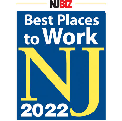 NJBIZ Best Places to Work in NJ 2022 Award