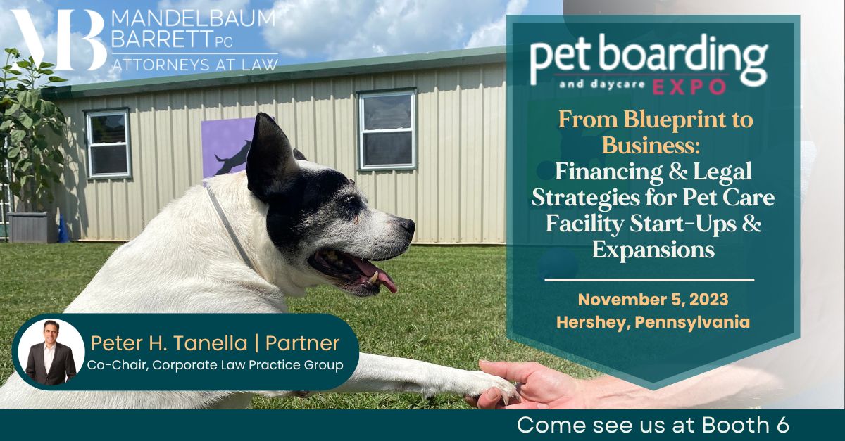 Peter Tanella to present at the Pet Boarding and Daycare Expo